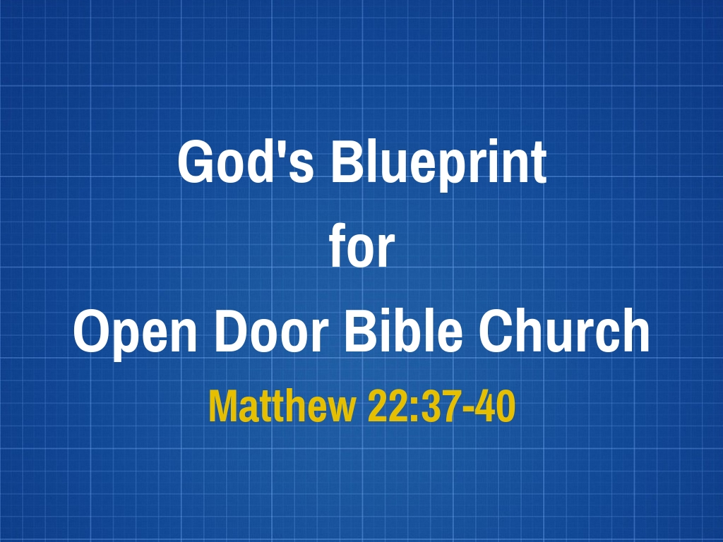 God’s Blueprint for ODBC (Matthew 22:37-40)  Image