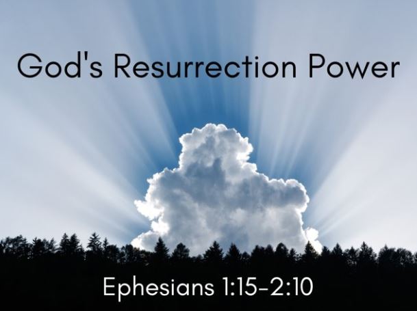 The Resurrection Power of God (Ephesians 1:15-2:10) Image