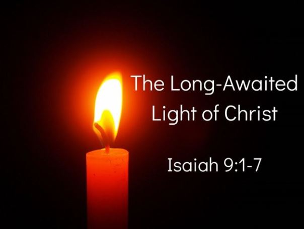 The Long-Awaited Light of Christ (Isaiah 9:1-7) Image