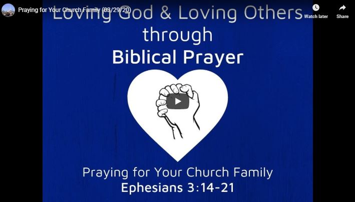 Praying for Your Church Family Image