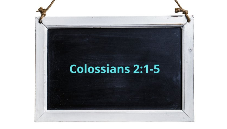 Colossians 2:1-5 Image