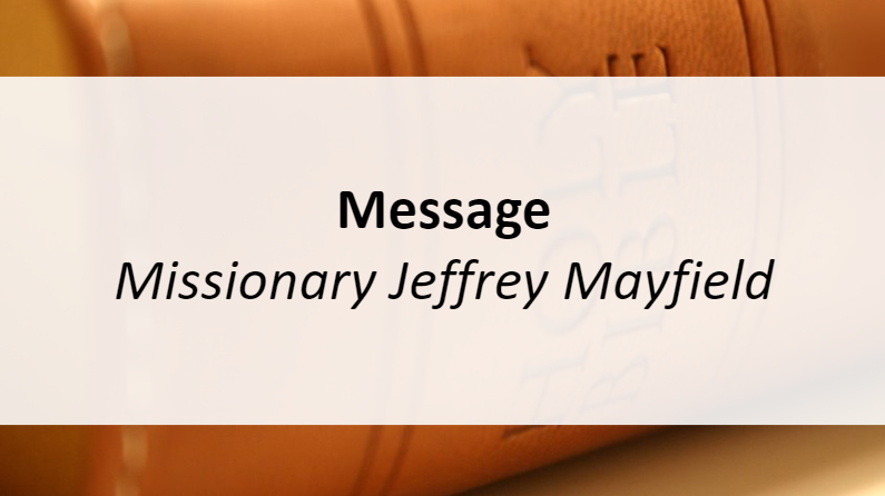 Missionary Jeffrey Mayfield Image