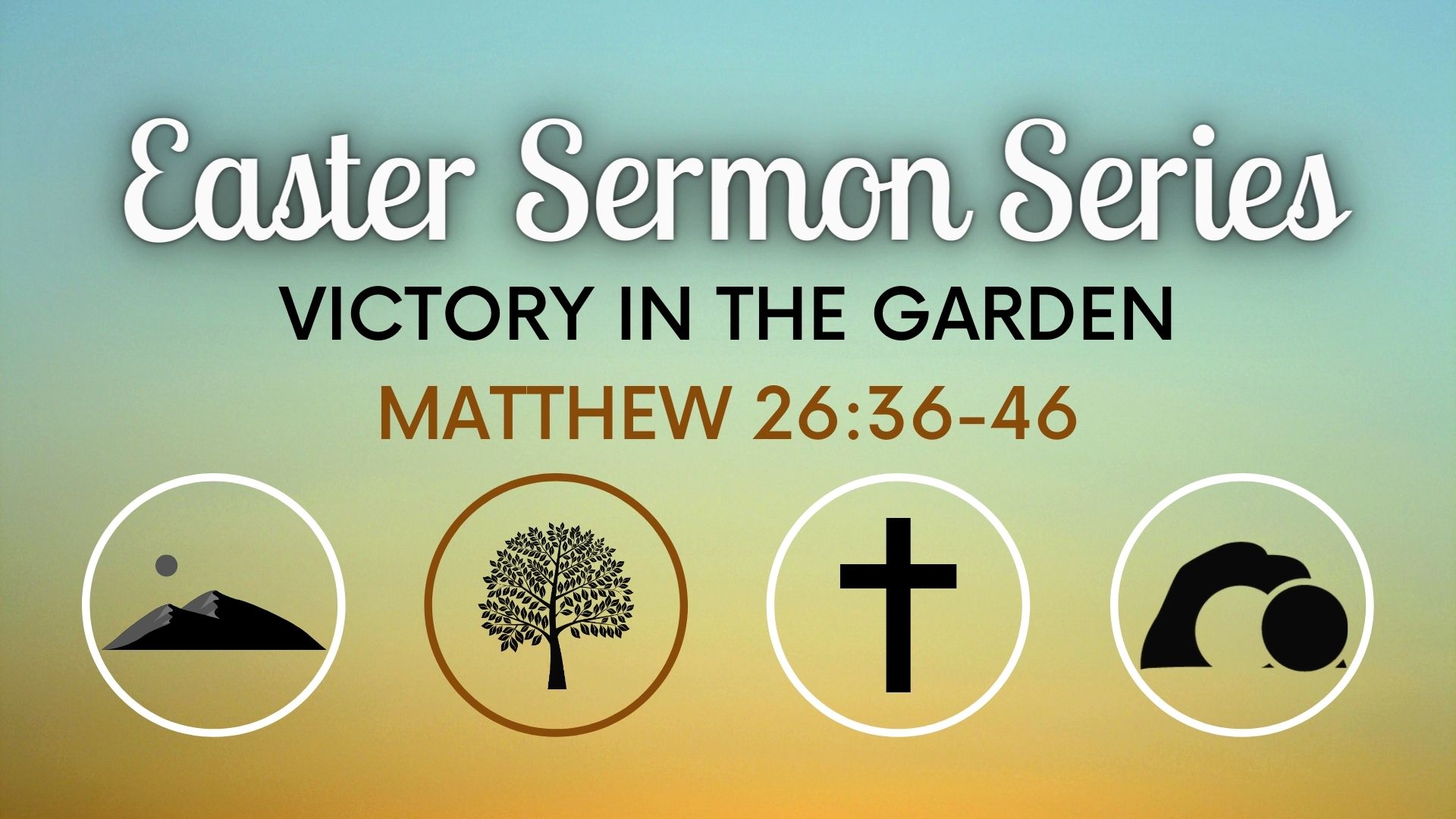 Victory in the Garden (Matthew 26:36-46) Image