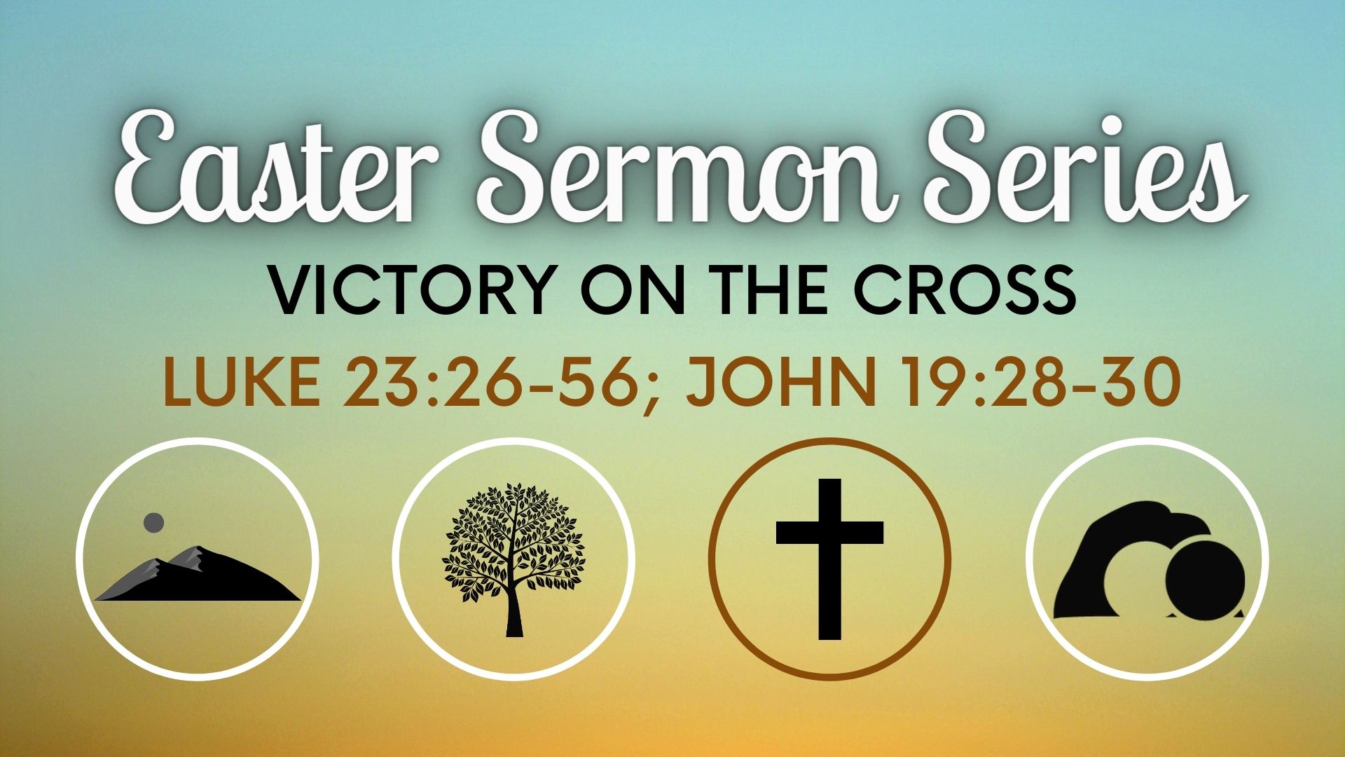 Victory on the Cross (Luke 23:26-56; John 19:28-30) Image