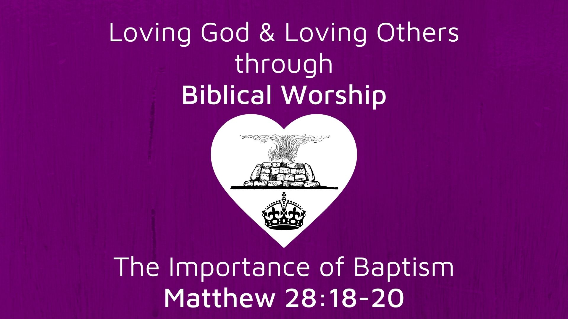 The Importance of Baptism (Matthew 28:18-20) Image