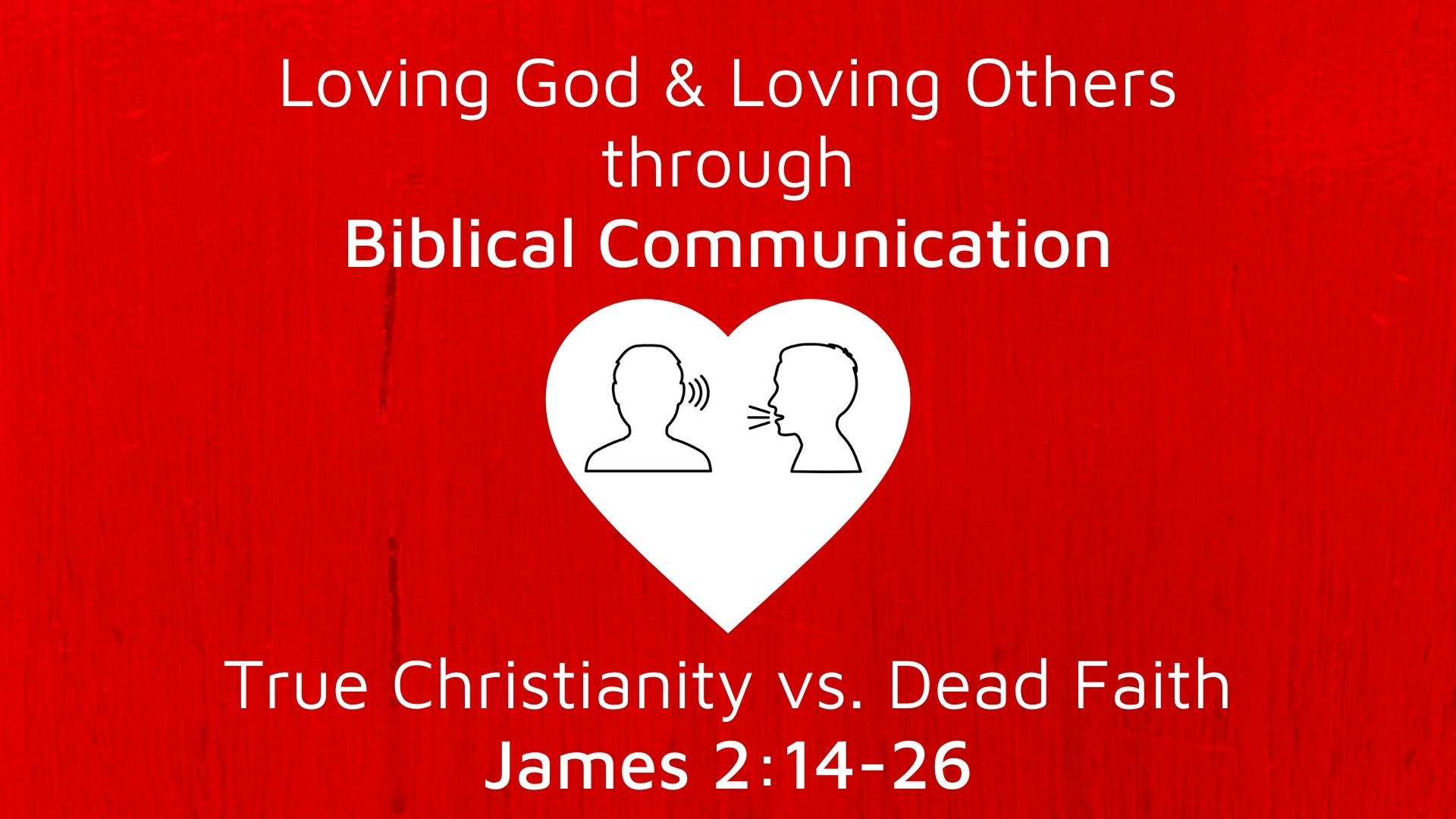 True Christianity vs. Dead Faith Image