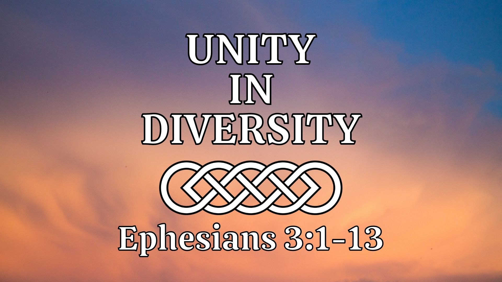 Unity in Diversity (Ephesians 3:1-13) Image