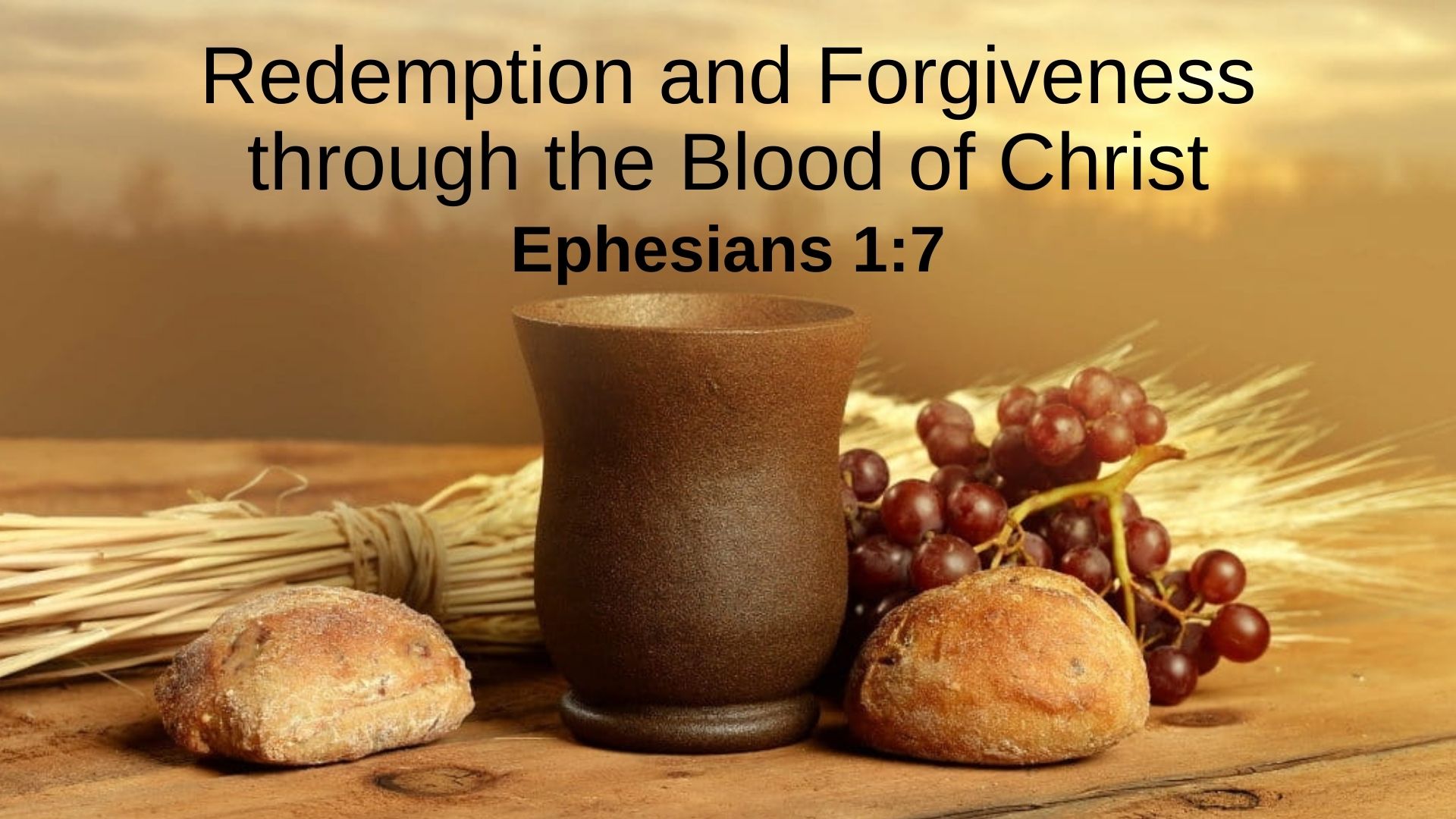 Redemption and Forgiveness through the Blood of Christ Image
