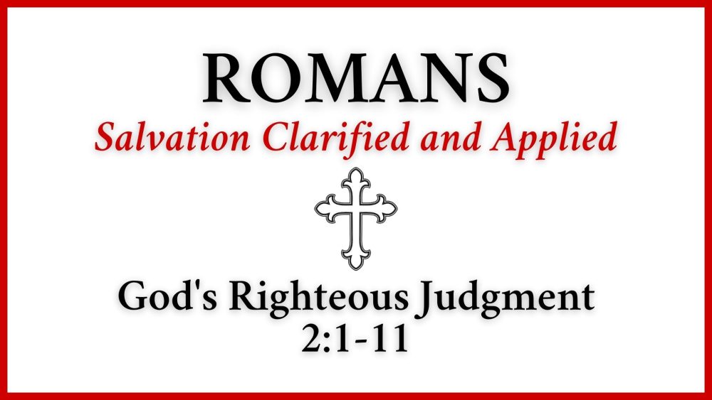 God's Righteous Judgment Image