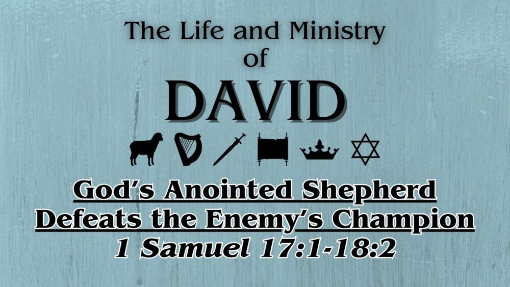 God's Anointed Shepherd Defeats the Enemy's Champion Image