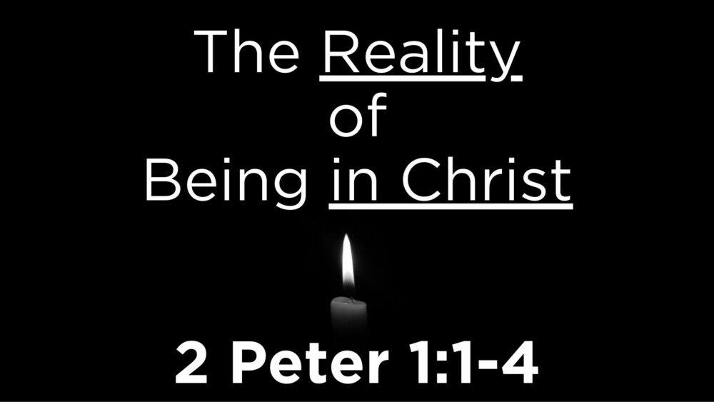 The Reality of Being in Christ Image