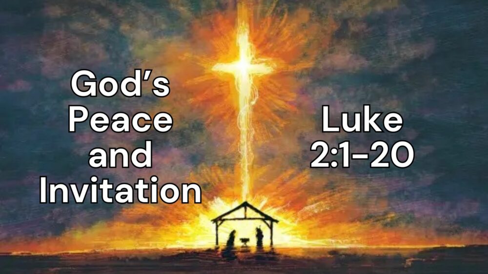 God's Peace and Invitation Image