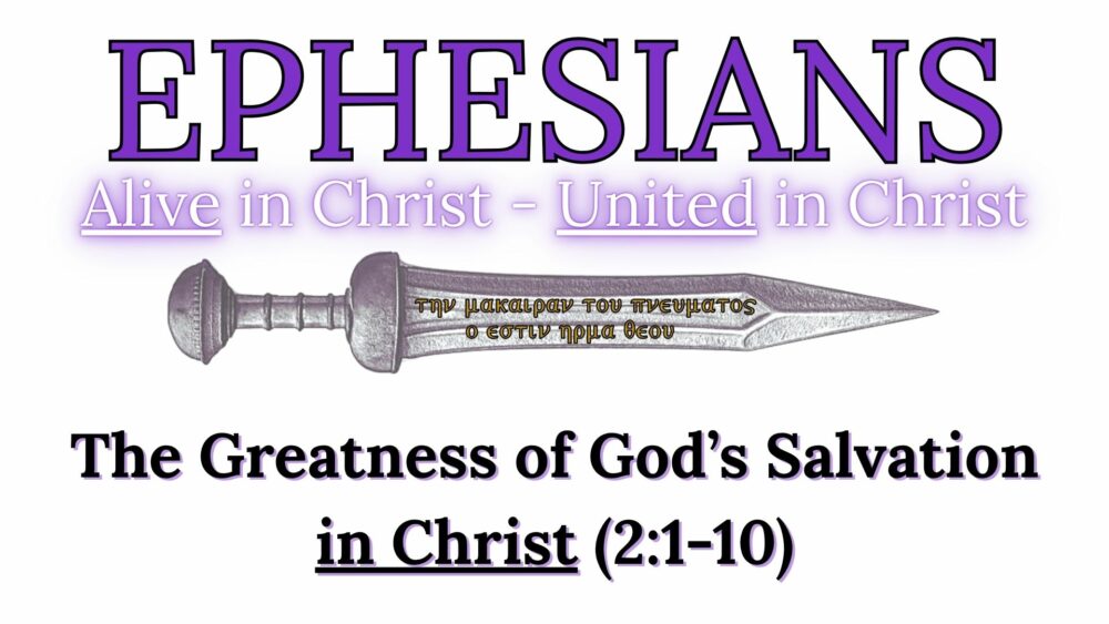 The Greatness of God's Salvation in Christ Image