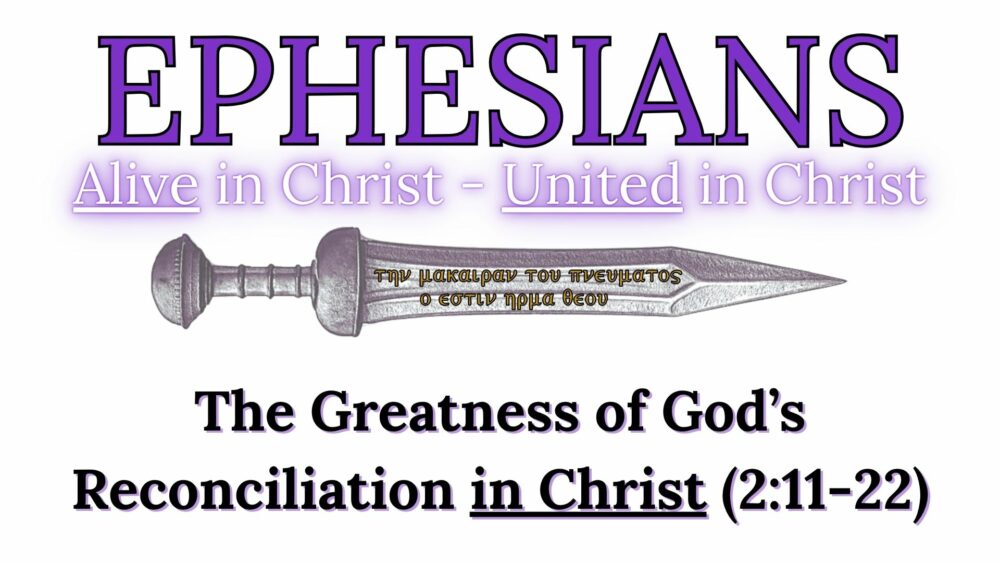 The Greatness of God's Reconciliation in Christ Image