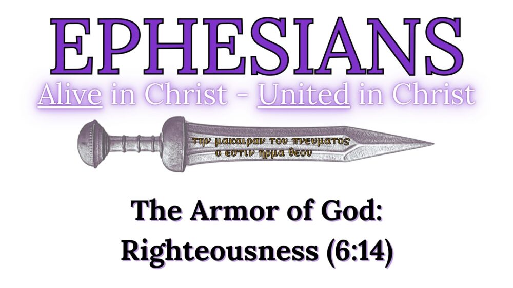 The Armor of God: Righteousness Image